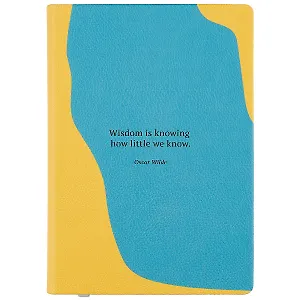 Ежедневник полудат. А5 160л "Stains" оранжевый, иск.кожа, интегр.переплет, ляссе