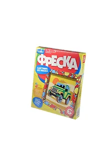 Набор для творчества LORI Фреска, Картина из песка "Сафари-джип"