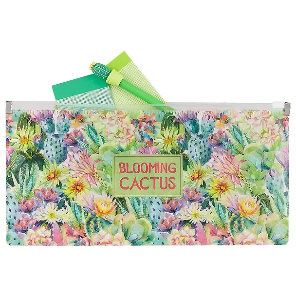 Папка на молнии «Travel. Blooming cactus» 247940 — 2