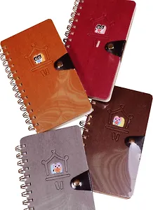 Блокнот "Животные в домике" на пружине с кнопкой, 196 стр.