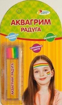 Аквагрим Радуга (неон. цвета) (AG6M10) (169082) (6 цв.) (Играем вместе) (блистер) 2385885 — 1
