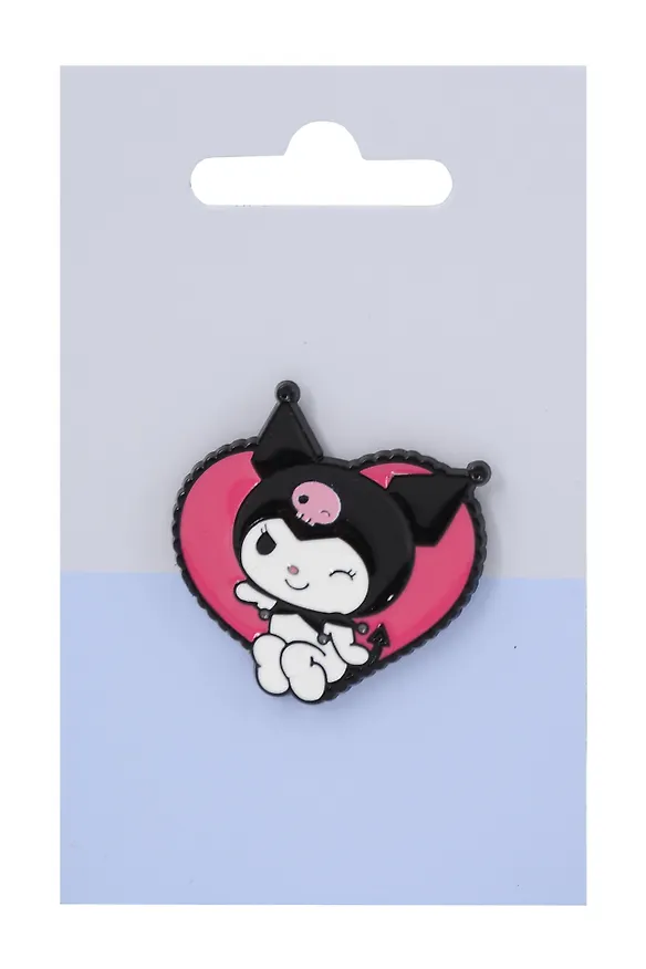 Значок Sanrio Мордочка в сердечке (металл) 3113602 — 1