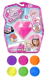 Набор для творчества, Масса для моделирования, 1TOY/Вантой, Crystalike" 1 баночка в виде кристалла, блистер, цвета в ассортименте"