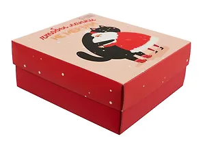 Новогодний подарочный набор  Лапки (термос, носки 3 пары р.36-39) (9945821)