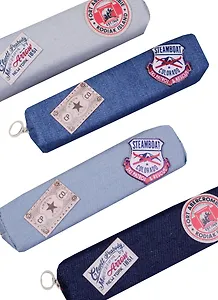 Пенал-косметичка "Jeans", ткань, ассорти,  Small Point