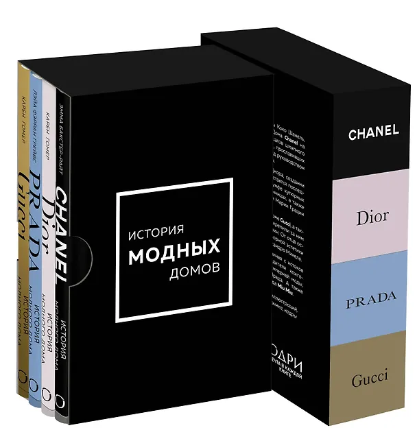 Книга История модных Домов: Chanel, Dior, Gucci, Prada (комплект из 4 книг) (Эмма Бакстер-Райт, Лэйа Грейвс, Карен Гомер) — 5