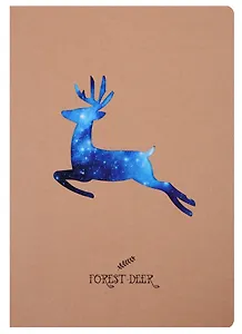 Тетрадь в линейку Forest deer, B5, 40 листов, в ассортименте