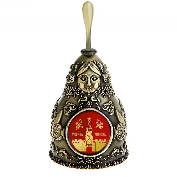 ГС Колокольчик-матрешка металл Москва (7х4) (865989) 2534475 — 1
