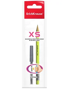 Карандаш механический Erich Krause, XS, с грифелями 0,5 мм HB
