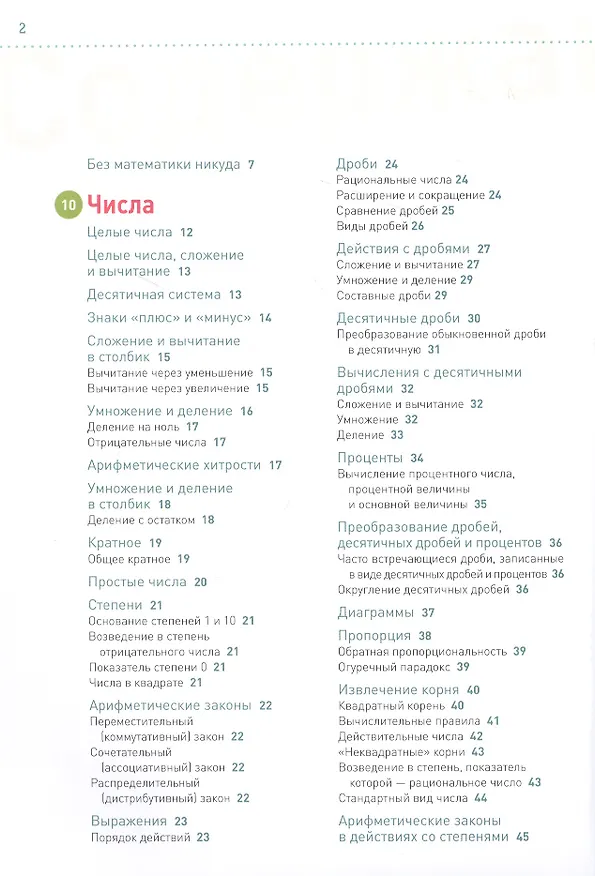 Книга Математика. Наглядный справочник. 5-10 классы (Вольфганг Блум) — 2