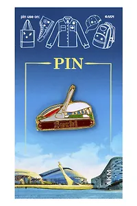 Значок-пин эмаль Олимпийский огонь (металл) (Сочи) (55-135-16)