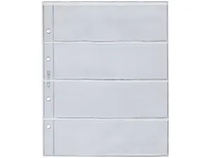 Комплект Лист вертик. для бон 200х250мм на 4 ячейки 180*56мм КЛБ 4Г (бона) (5 шт.)