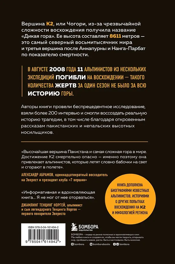 Книга Смертельный спуск. Трагедия на одной из самых сложных вершин мира — К2 (Аманда Падоан, Питер Цукерман) — 2