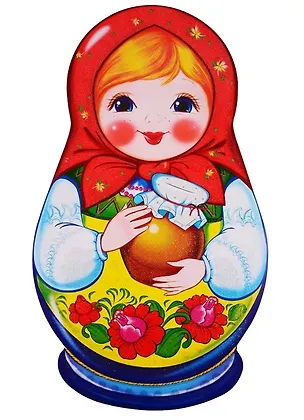 Книга Плакат вырубной "Матрешка" ()