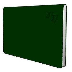 Планинг дат. 2027г. 64л "Soft Touch" зеленая тайга, иск.кожа, интегр.переплет, тонир.блок, скругл.углы, ляссе, инд.уп
