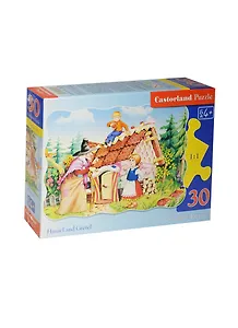 Пазлы 30 MIDI B-03457 Пряничный домик (32х23см) (4+) (коробка) (Castorland)