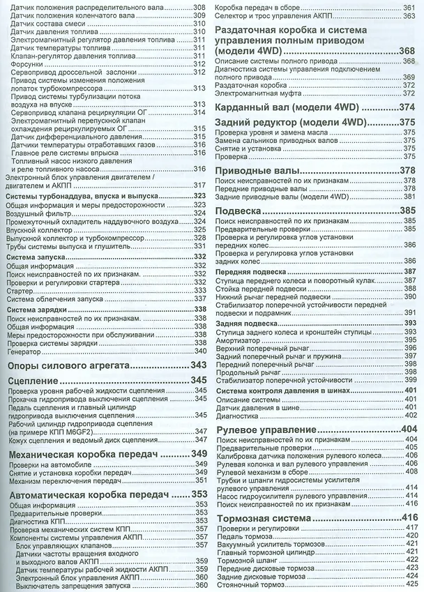 Книга Hyundai SANTA FE. Модели 2009-2012 гг. выпуска с бензиновым G4KE (2,4 л.) и дизельными D4HA (2,0 л. Common Rail), D4HB (2,2 л. Common Rail) двигателями. Руководство по ремонту и техническому обслуживанию () — 4