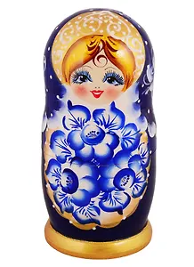 Матрешка 7 в 1 (Гжель, Эскиз 04) (М07220404)