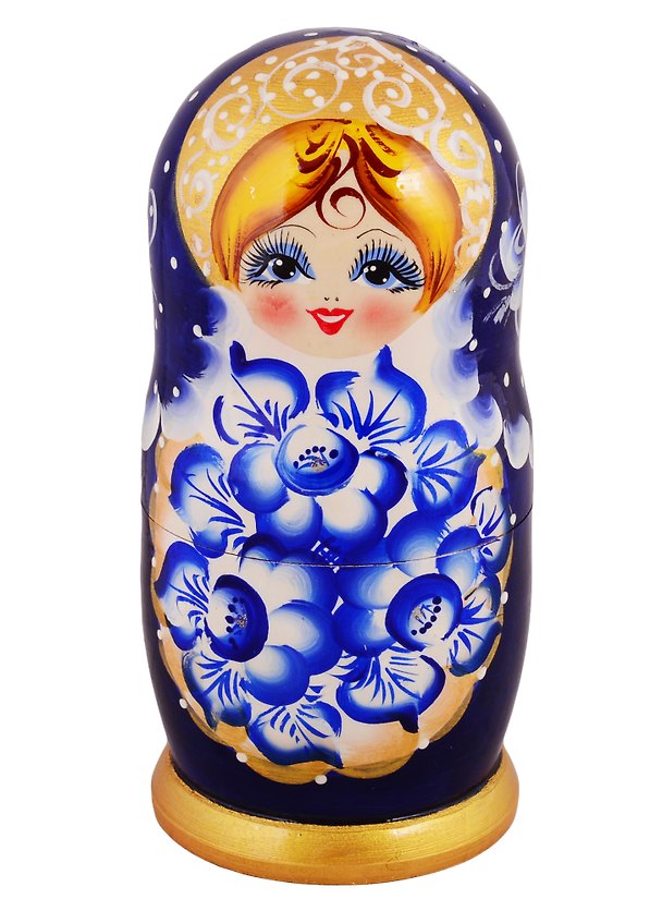 Матрешка 7 в 1 (Гжель, Эскиз 04) (М07220404) 2723829 — 1