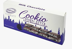 Шоколадная плитка BIND ДУБАЙ Cocoa Biscuits Шоколадное печенье, Катаиф, 200г