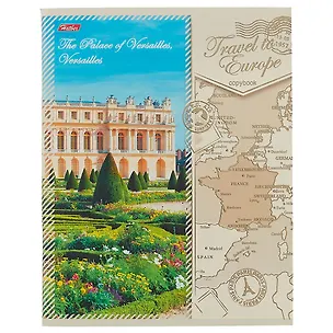 Тетрадь в клетку Hatber, "Путешествие по Европе", 96 листов, в ассортименте 246862