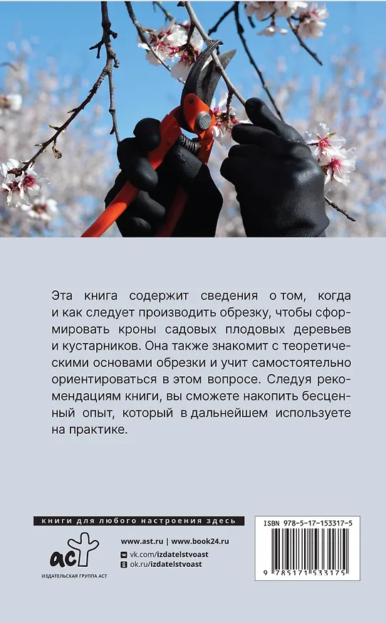 Книга Обрезка плодовых деревьев, кустарников. Правила и советы для начинающих (И.Б. Окунева) — 2