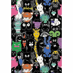 Тетрадь в клетку Listoff, "Шумная компания", А5, 80 листов