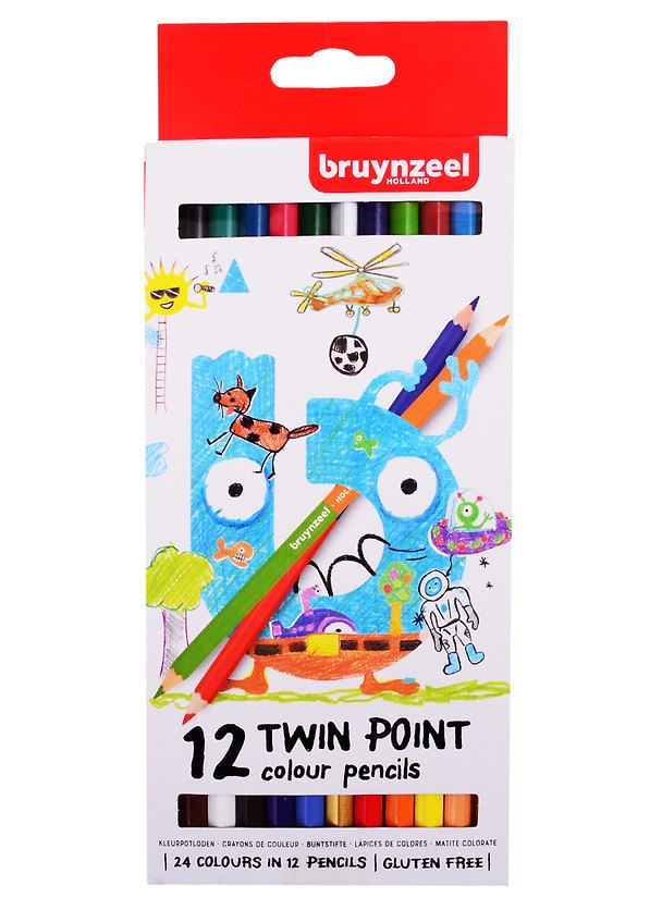 Набор двуцветных карандашей Bruynzeel 12шт., Bruynzeel 257536 — 1