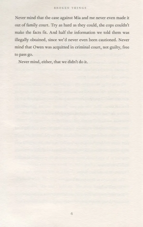 Книга Broken Things (Лорен Оливер, Lauren Oliver) — 4