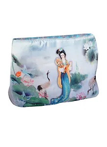 Косметичка (27х16) (бирюзовый) (полиэстер) (18813)