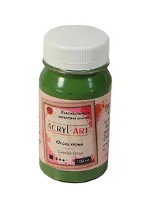 Краска акриловая "Акрил-Арт" окись хрома,100мл,банка, Таир