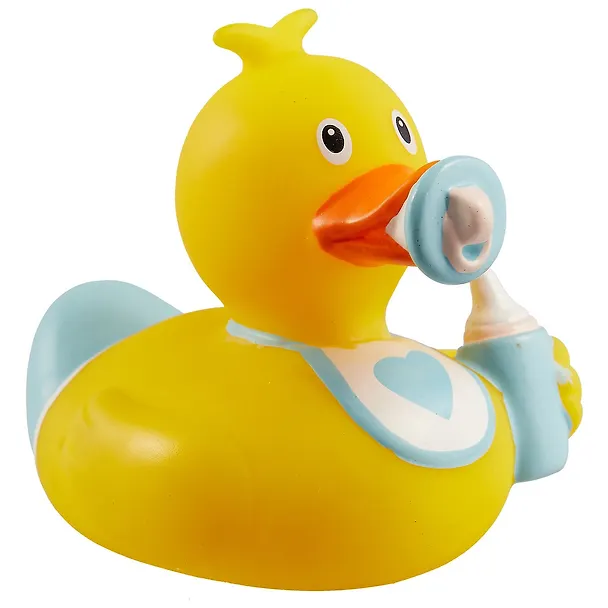 Игрушка для ванной, уточка резиновая FUNNY DUCKS "Уточка ребенок мальчик" (1849) 2563500 — 1