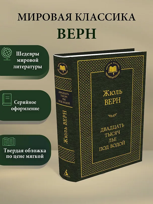Книга Двадцать тысяч лье под водой (Жюль Габриэль Верн) — 3