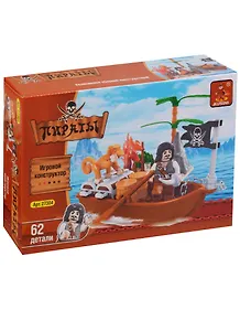 Конструктор серии Пираты (62 дет.) (27304) (3+) (коробка) (Ausini)
