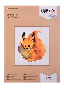 Набор для вышивания Klart 8-336 Бельчонок