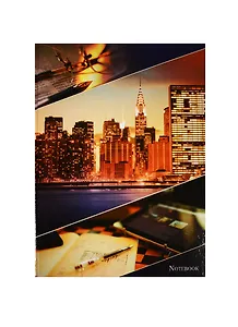 Книга для записей А4 100л кл. "Городской стиль. Деловой город" 7БЦ, гл.лам, Listoff