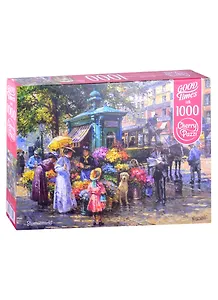 Пазл 1000 дет. Цветочный магазинчик  Cherry Pazzl 30226