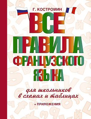 Все правила французского языка для школьников в схемах и таблицах — 2542507 — 1