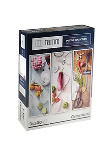 Пазл Clementoni Trittico 3*500 эл. Вкус Средиземноморья 35005