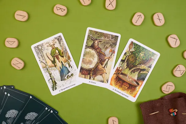 Книга The Wildwood Tarot. Таро Дикого леса (78 карт карт и руководство в подарочном футляре) (Марк Райан) — 9