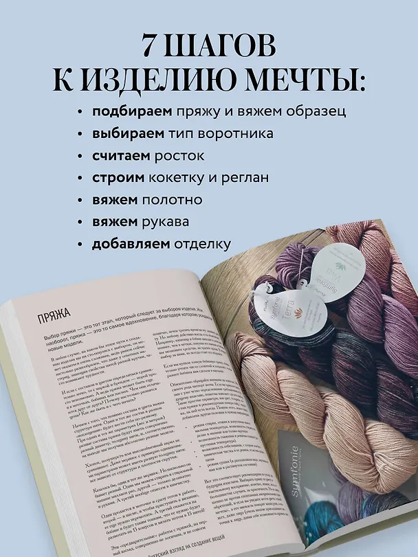 Книга Мастер вязания спицами. РЕГЛАН сверху. 5000 моделей по одной формуле. Книга-конструктор трендовых плечевых изделий с идеальной посадкой (Таня Курочкина) — 8