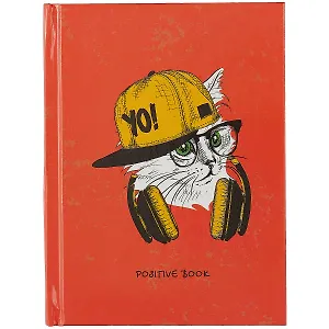 Записная книжка А6 64л кл. "Positive Book 5" 7БЦ, глянц.ламинация, диз.блок