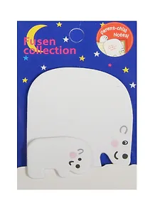 Стикер Животные с детенышем Белый медведь (мини) (004062)