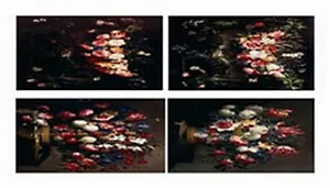 Пленка (731) с изображен. для светлых поверхностей Букет