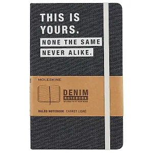 Книга для записей Moleskin Denim Large, «This is yours», твёрдая обложка, 120 листов, А5
