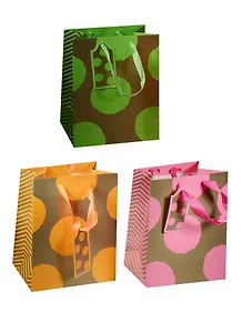 Пакет подарочный бумажный А5 18*23*10 "Цветные круги", жен, ламинат, Хансибэг