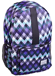 Рюкзак школьный "Синие ромбы"