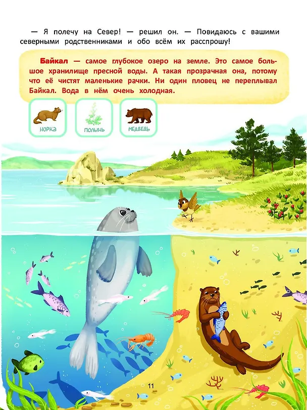 Книга Природа мира. Энциклопедия для малышей в сказках (Елена Ульева) — 3