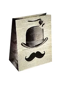 Пакет подарочный бумажный А4 "Уолл-Стрит" 26*32*13см, ламинат, Феникс-Презент