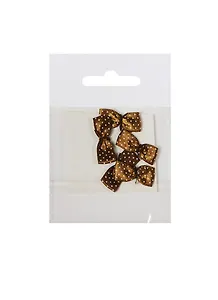 Бантик из ленты (BR2410-4) (24х10мм) (ПЭ 100%) (5шт) (упаковка)